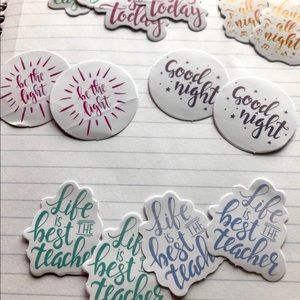 Inspire colorful sticker pack